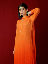 European Sunset Chikankari Kurta - Shop Label Aishwaryrika